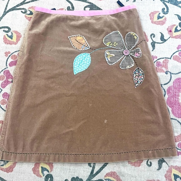 Boden Velvet skirt 16R - Picture 1 of 6